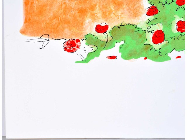 Antoine de saint exupery - le petit prince - litho - afbeelding 3 van  4