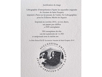 Antoine de saint exupery - le petit prince - litho - afbeelding 4 van  4