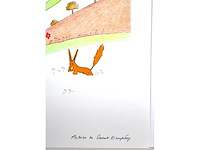 Antoine de saint exupery - le petit prince - litho - afbeelding 3 van  4