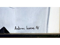 Antoine liesens - she flys like a butterfly - acryl op doek - 100x80 cm - afbeelding 3 van  8