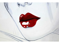 Antoine liesens - she flys like a butterfly - acryl op doek - 100x80 cm - afbeelding 5 van  8