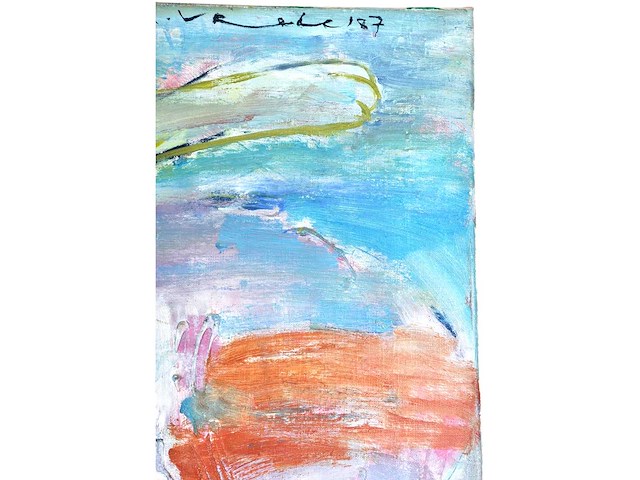 Anton vrede - strange relationship- olie op doek - 95x125 cm - 1987 - afbeelding 2 van  18