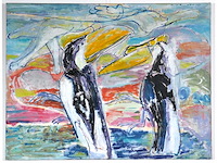 Anton vrede - strange relationship- olie op doek - 95x125 cm - 1987 - afbeelding 11 van  18