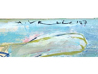 Anton vrede - strange relationship- olie op doek - 95x125 cm - 1987 - afbeelding 12 van  18