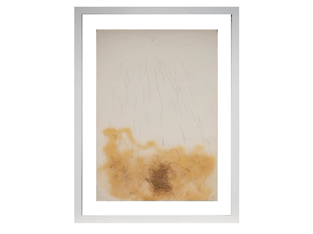 Antoni tapiès (1923-2012), 'le crin', etching, n° 62/75 (+) 90 x 63.5 cm. (35.42 x 25 in.), frame: 113 x 86 cm. (44.49 x 33.85 in.) - afbeelding 2 van  6