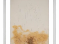 Antoni tapiès (1923-2012), 'le crin', etching, n° 62/75 (+) 90 x 63.5 cm. (35.42 x 25 in.), frame: 113 x 86 cm. (44.49 x 33.85 in.) - afbeelding 2 van  6