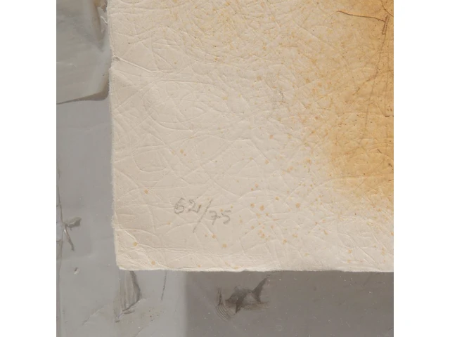 Antoni tapiès (1923-2012), 'le crin', etching, n° 62/75 (+) 90 x 63.5 cm. (35.42 x 25 in.), frame: 113 x 86 cm. (44.49 x 33.85 in.) - afbeelding 4 van  6