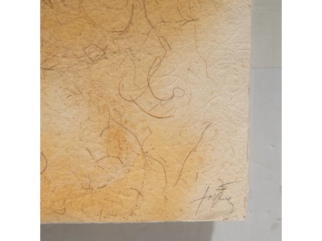 Antoni tapiès (1923-2012), 'le crin', etching, n° 62/75 (+) 90 x 63.5 cm. (35.42 x 25 in.), frame: 113 x 86 cm. (44.49 x 33.85 in.) - afbeelding 5 van  6