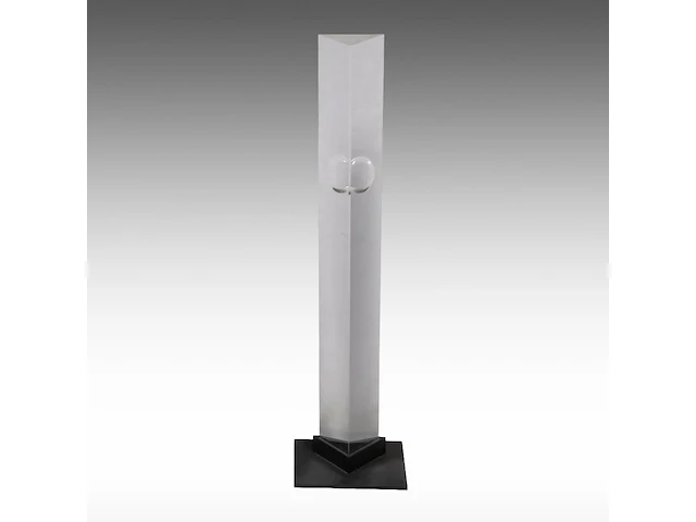 Antonia lambelé (1943), an untitled perspex sculpture and a mixed media work ' masako' (1998) the perspex: 61 cm. (24.01 in.), the mixed media: 60 x 40 cm. (23.62 x 15 3/4 in.) - afbeelding 5 van  6