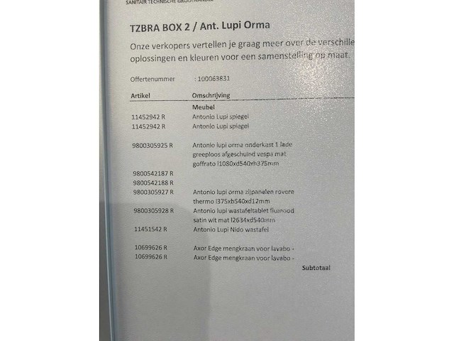 Antonio lupi design badkamermeubelset - afbeelding 3 van  13