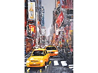 Antonio palmieri – new york , time square - olie op doek - 100x100 cm - afbeelding 14 van  14