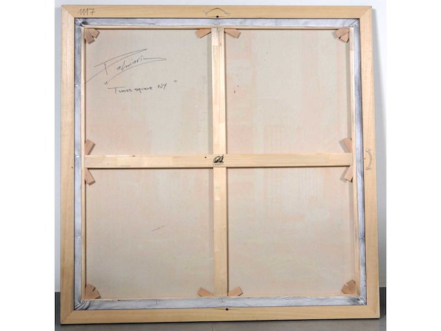 Antonio palmieri – new york , time square - olie op doek - 100x100 cm - afbeelding 6 van  14