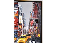 Antonio palmieri – new york , time square - olie op doek - 100x100 cm - afbeelding 3 van  3
