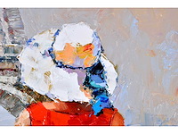 Antonio palmieri – shopping girl in paris - olie op doek - 120x90 cm - afbeelding 2 van  15