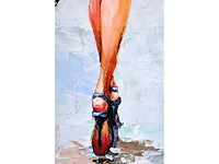 Antonio palmieri – shopping girl in paris - olie op doek - 120x90 cm - afbeelding 5 van  15