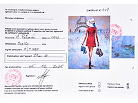 Antonio palmieri – shopping girl in paris - olie op doek - 120x90 cm - afbeelding 10 van  15