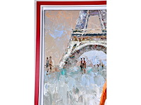 Antonio palmieri – shopping girl in paris - olie op doek - 120x90 cm - afbeelding 14 van  15