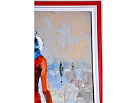 Antonio palmieri – shopping girl in paris - olie op doek - 120x90 cm - afbeelding 15 van  15