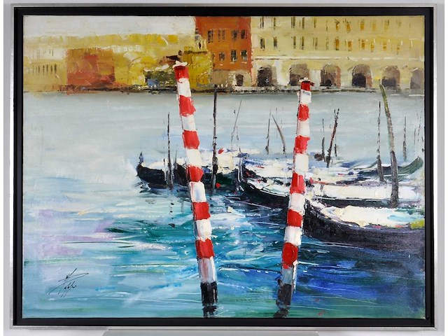 Antonio palmieri – venetië - olie op doek - 90x120 cm - afbeelding 1 van  11