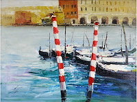 Antonio palmieri – venetië - olie op doek - 90x120 cm - afbeelding 4 van  11