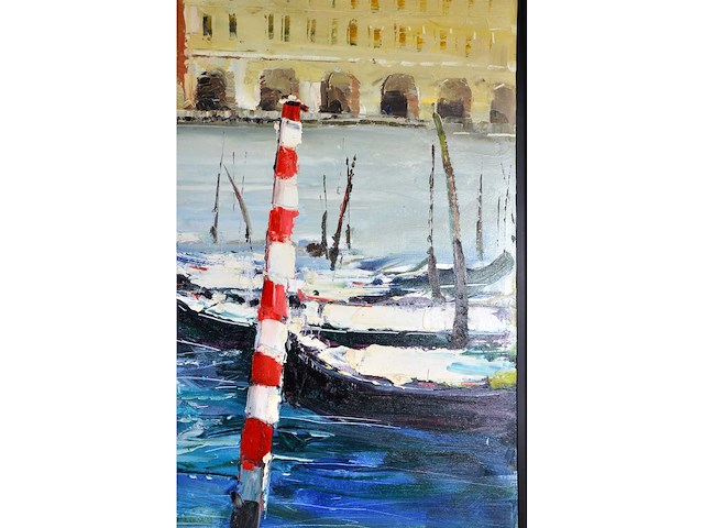 Antonio palmieri – venetië - olie op doek - 90x120 cm - afbeelding 10 van  11
