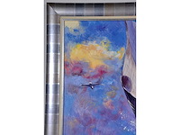 Antonio palmieri – zeilboot op zee - olie op doek - 90x120 cm - afbeelding 10 van  11