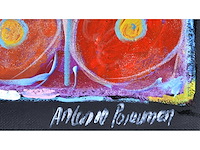 Antonio poioumen - pink angel - acryl op doek - 50x60 cm - afbeelding 3 van  11