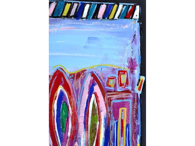 Antonio poioumen - pink angel - acryl op doek - 50x60 cm - afbeelding 4 van  11