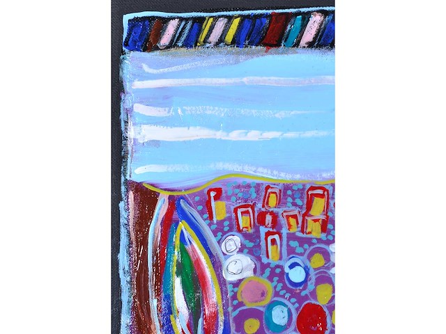 Antonio poioumen - pink angel - acryl op doek - 50x60 cm - afbeelding 5 van  11