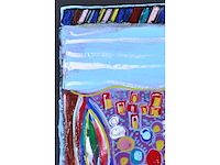 Antonio poioumen - pink angel - acryl op doek - 50x60 cm - afbeelding 5 van  11