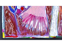 Antonio poioumen - pink angel - acryl op doek - 50x60 cm - afbeelding 6 van  11