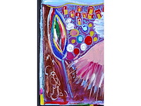 Antonio poioumen - pink angel - acryl op doek - 50x60 cm - afbeelding 9 van  11