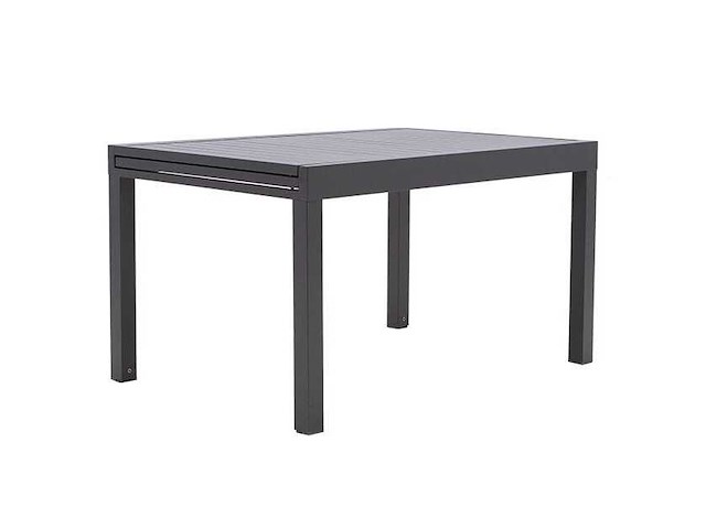 Antraciet aluminium tuintafel voor 8 personen lyra ii nateriaal - afbeelding 2 van  6