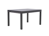 Antraciet aluminium tuintafel voor 8 personen lyra ii nateriaal - afbeelding 2 van  6