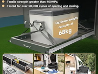 Aolisheng volledig uitschuifbare ladegeleiders met vergrendeling - afbeelding 4 van  4