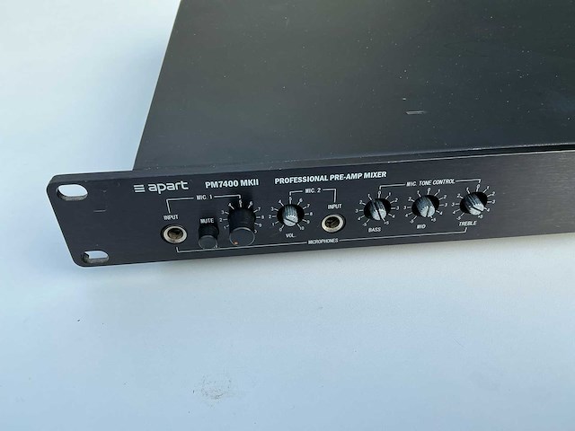 Apart mp7400mkii – professionele 2-zone pre-amp mixer – gebruikt maar werkend - afbeelding 2 van  7