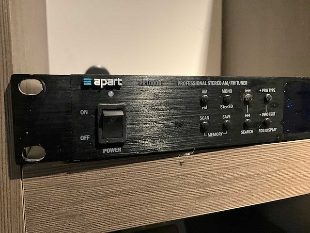 Apart pr-1000r am/fm tuner - afbeelding 2 van  6