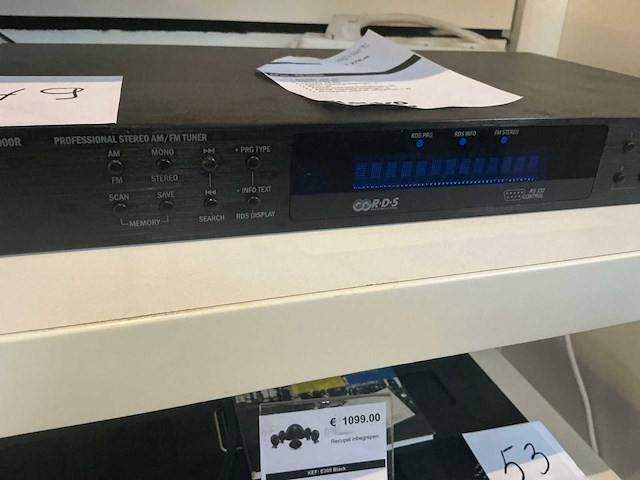 Apart pr1000r professional stereo am/fm tuner - afbeelding 2 van  4