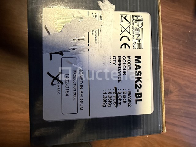 Apart speaker mask-2-bl zwart - afbeelding 4 van  4