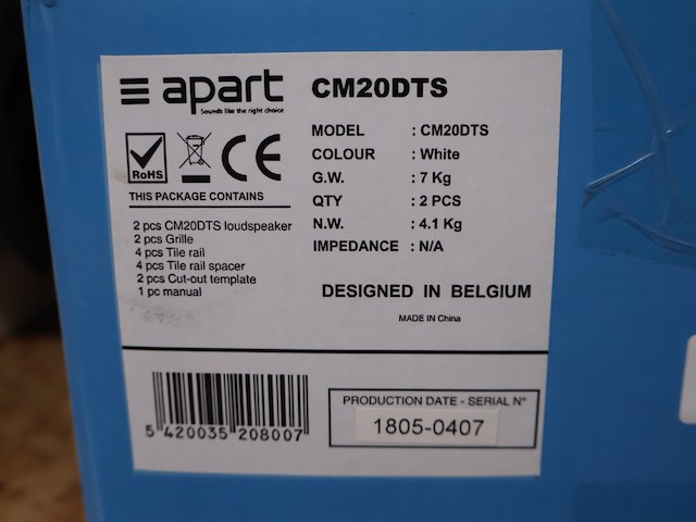 Apart speaker - afbeelding 3 van  3