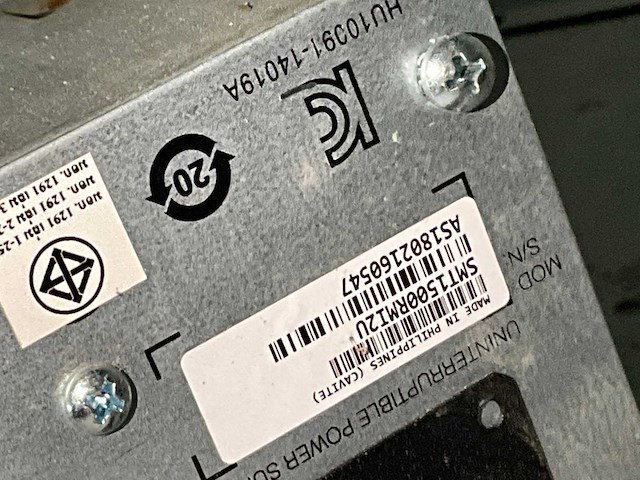 Apc smt1500rmi2u ups - afbeelding 5 van  6