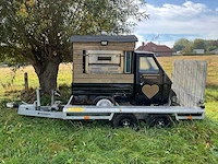 Ape foodtruck met bijhorende trailer - afbeelding 1 van  25