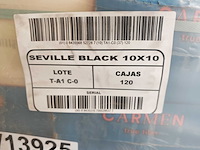 Ape seville black glans wandtegel 10x10 cm 28,5 m² - afbeelding 9 van  9