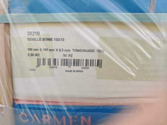 Ape seville bone glans wandtegel 10x10 cm 25 m² - afbeelding 9 van  9