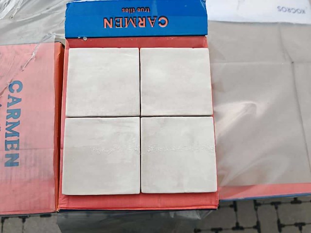 Ape seville bone glans wandtegel 10x10 cm 30 m² - afbeelding 2 van  9