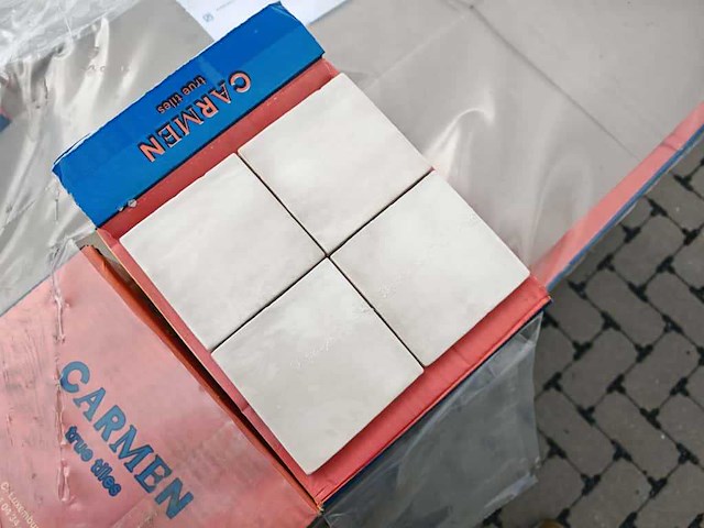 Ape seville bone glans wandtegel 10x10 cm 30 m² - afbeelding 3 van  9