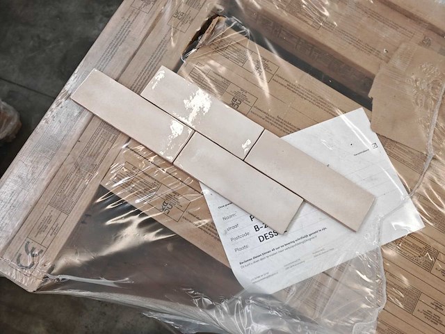 Ape seville bone glans wandtegel 6,5x20 cm 20,5 m² - afbeelding 3 van  9