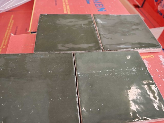 Ape seville green glans wandtegel 10x10 cm 42,24 m² - afbeelding 5 van  7