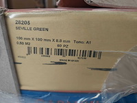Ape seville green glans wandtegel 10x10 cm 42,24 m² - afbeelding 6 van  7