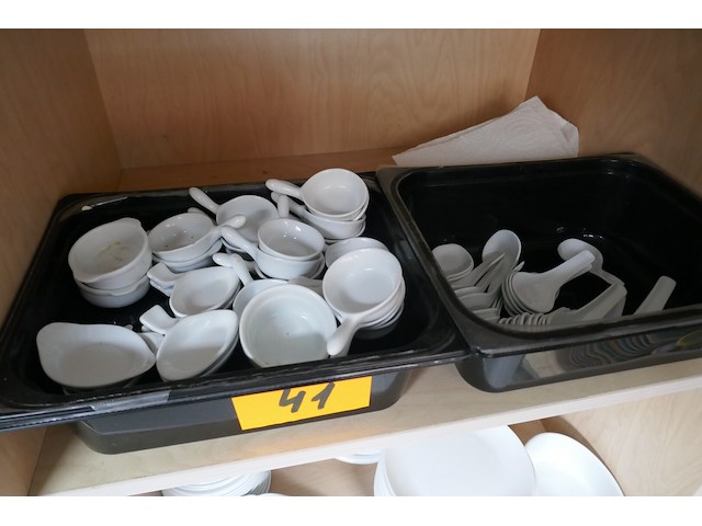 Aperitief lepels en kommetjes - afbeelding 1 van  3